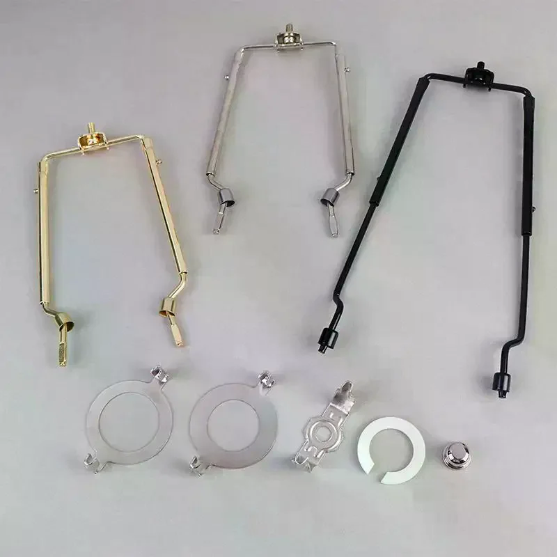/TPz/Inch Lamp Shade Harp Holder Fit Both Standard Lamp Rod And E26 E27 Light Base Fitter Adapter Converter Set 7 8 9 10
