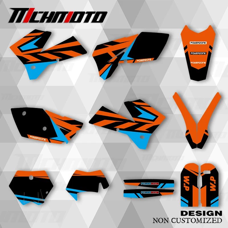 

MCHMFG для KTM XCF 2006 2007 EXC 2005 2006 2007 SXF 2005 2006, новый стиль, графические наклейки, наборы наклеек