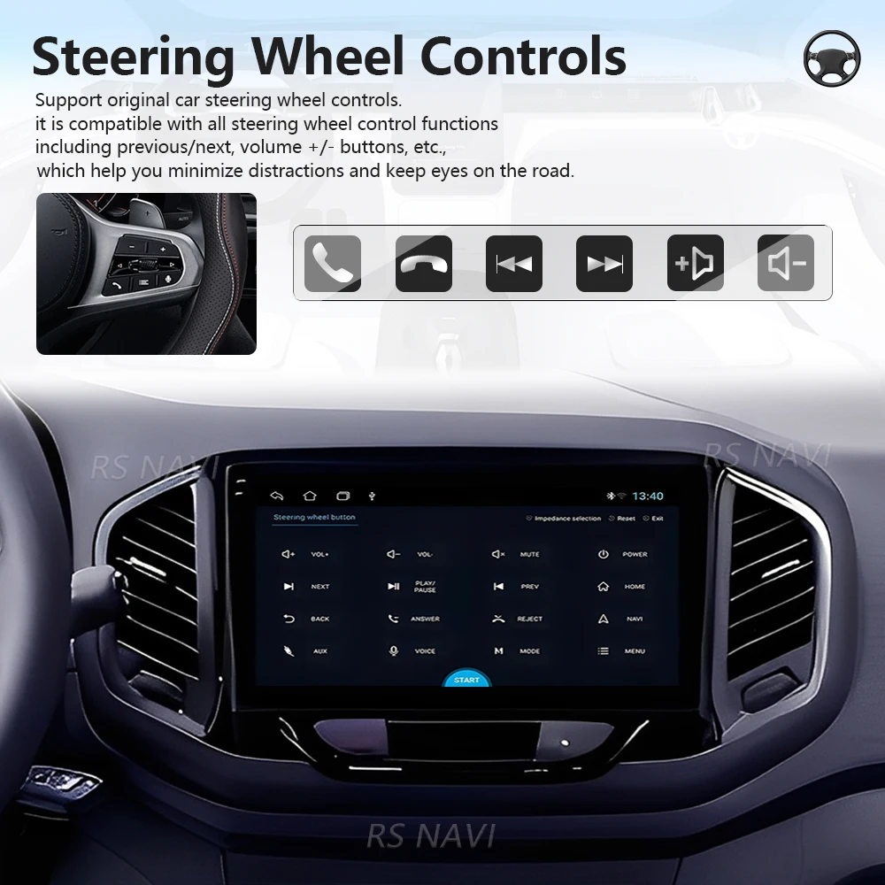 Plug and Play Android 16 For LADA X Ray Xray 2015- 2019 Carplay AUTO Car Radio Snapdragon GPS Player Stereo Multimedia Head unit view 2