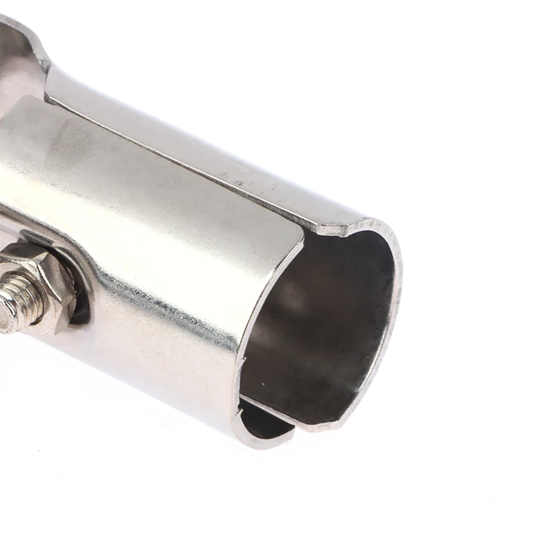 Stainless Steel Landing Airing Rack, Tubo Conector, Peças Fixas, único Rod, Round Joint, 25mm