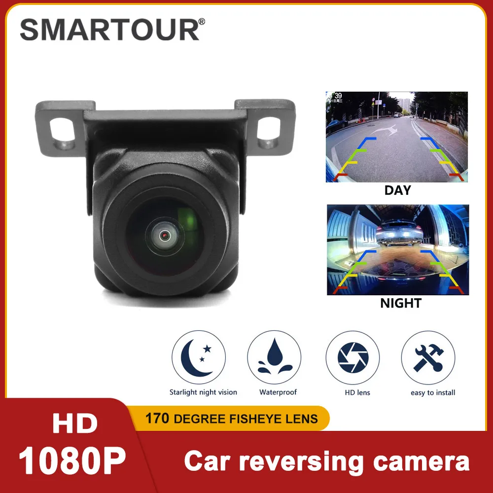 

Smartour CCD Car Rear View Camera Night Vision Reversing Auto Parking Camera Auto Backup Monitor 170" HD Image Parking Camera