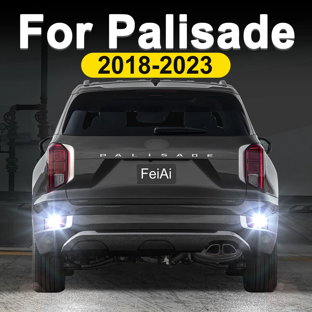 

For Hyundai Palisade LX2 LED Reverse Lights Backup Bulb Reversing Lamp 2018 2019 2020 2021 2022 2023 Palisade Accessories White