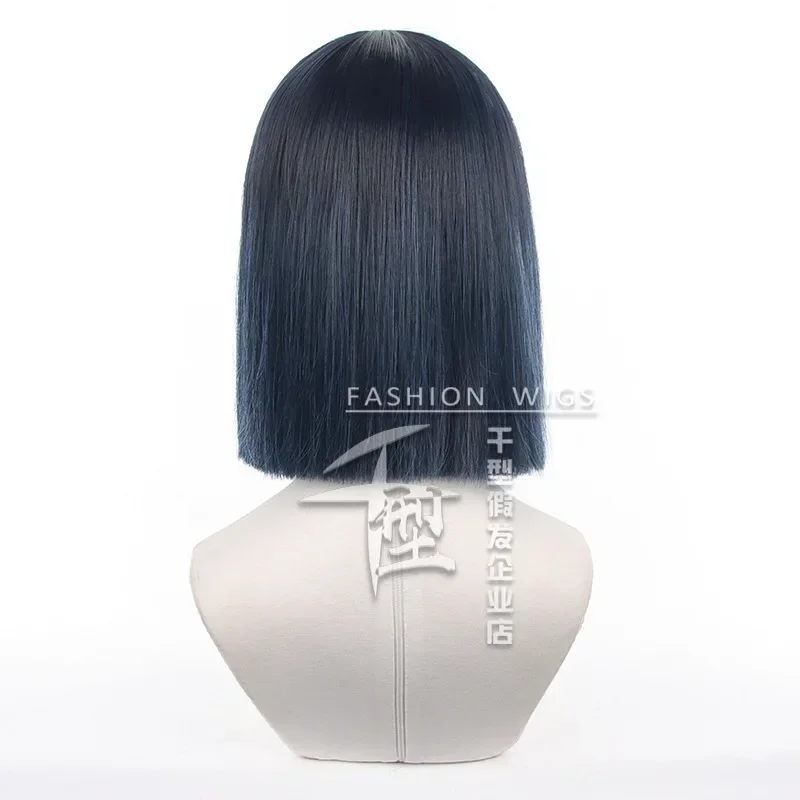 Nuova parrucca corta Genshin Impact Tighnari Costume cosplay Capelli sintetici resistenti al calore Parrucche per giochi di ruolo di Halloween con berretto per parrucca gratuito