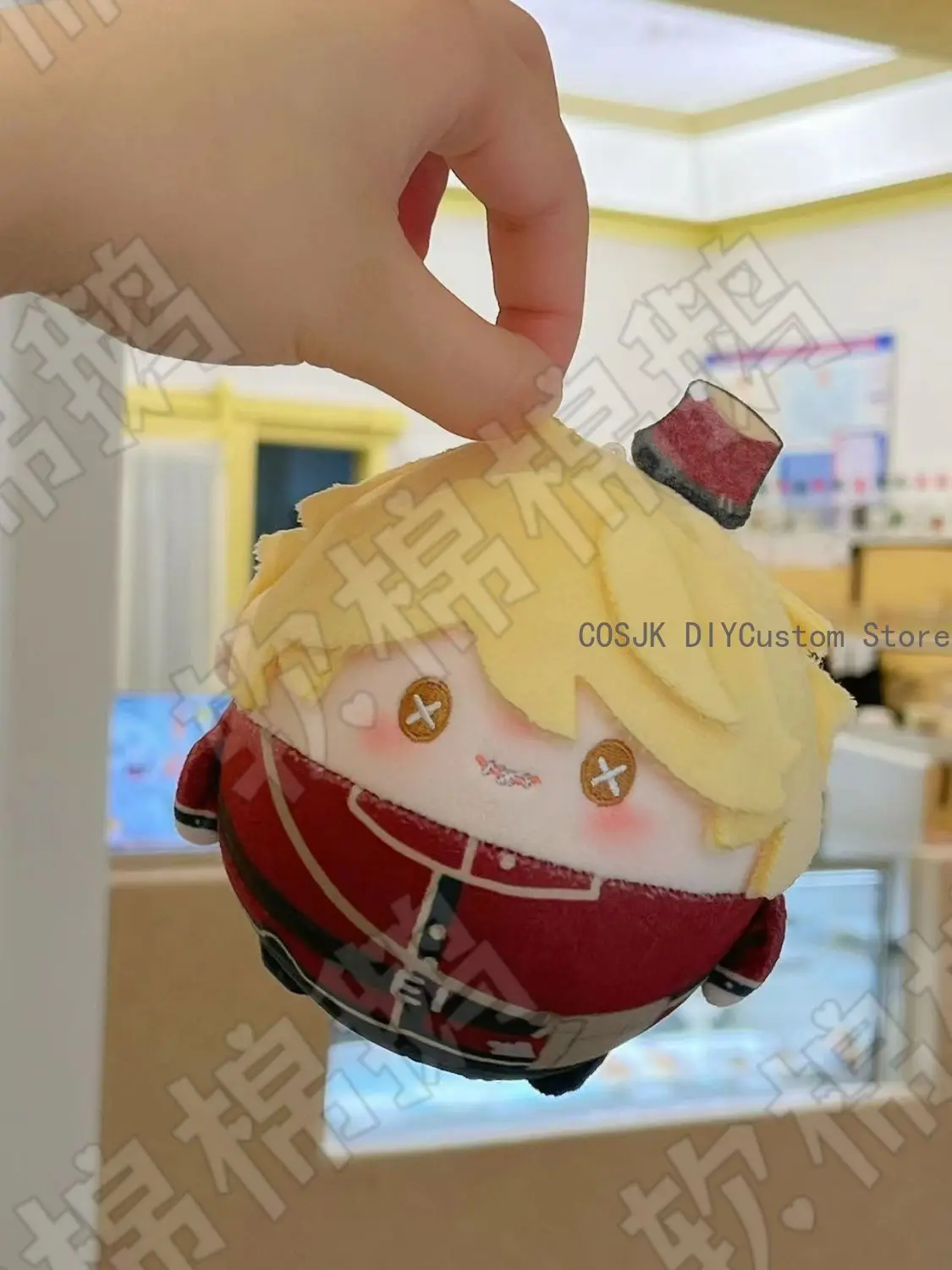 أنيمي فيكتور جرانتز ساعي البريد الهوية الخامس 10 سنتيمتر Maumet لطيف محشوة الجسم أفخم حقيبة مدرسية الحلي الكرتون قلادة هدايا عيد الميلاد