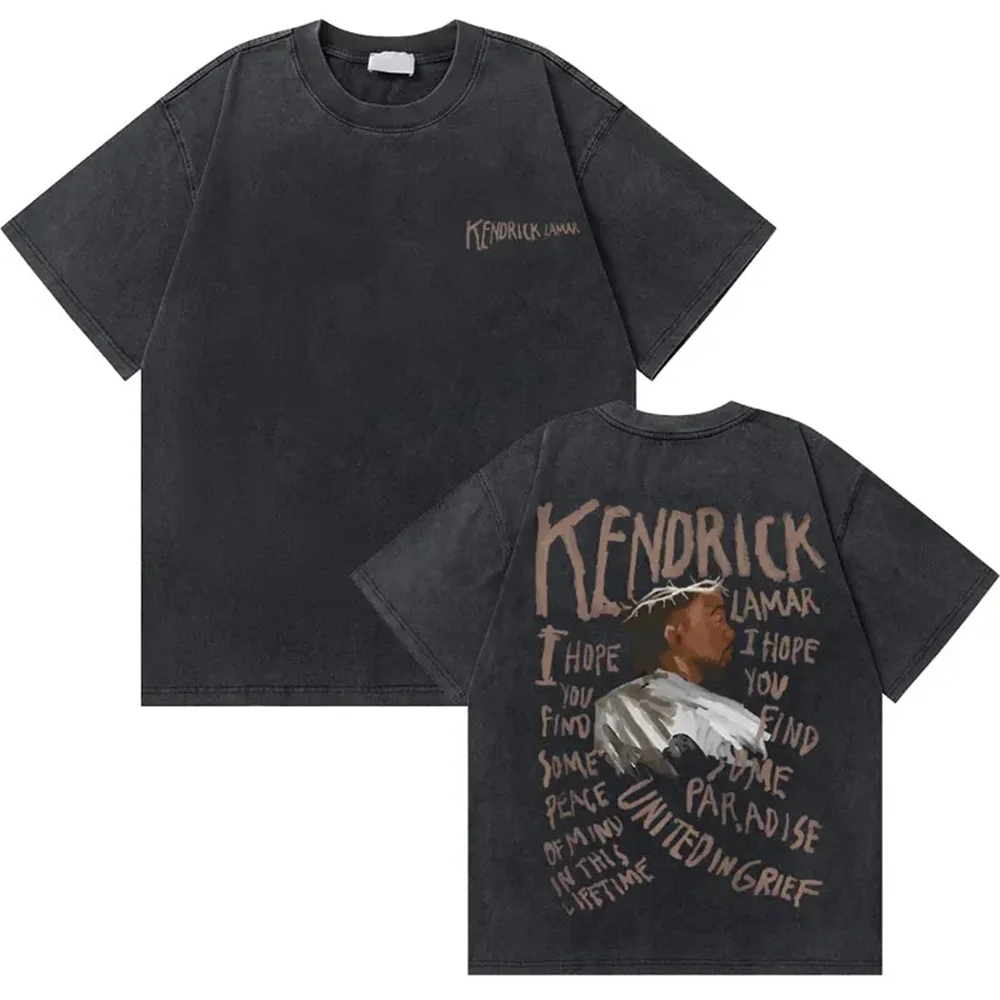 Kendrick Lammar Cotton High Quality Tshirt Japanese Streetwear Summer Men T Shirt Anime Japanese 2000s Man Clothes