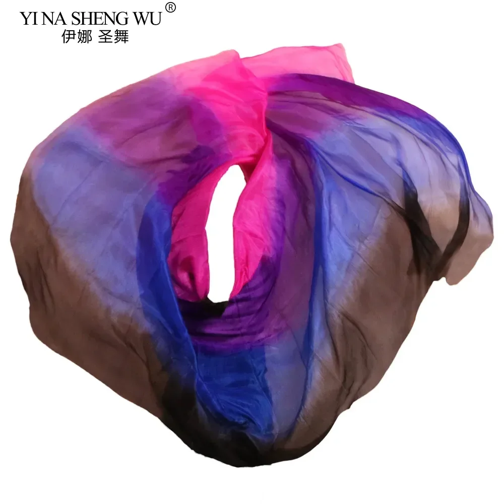 حجاب حريري 100% حجاب للرقص الشرقي تاريفا بيروت كوستم 250*114 سم ألوان متعددة متوفرة حجاب حريري للرقص الشرقي ألوان متدرجة #6