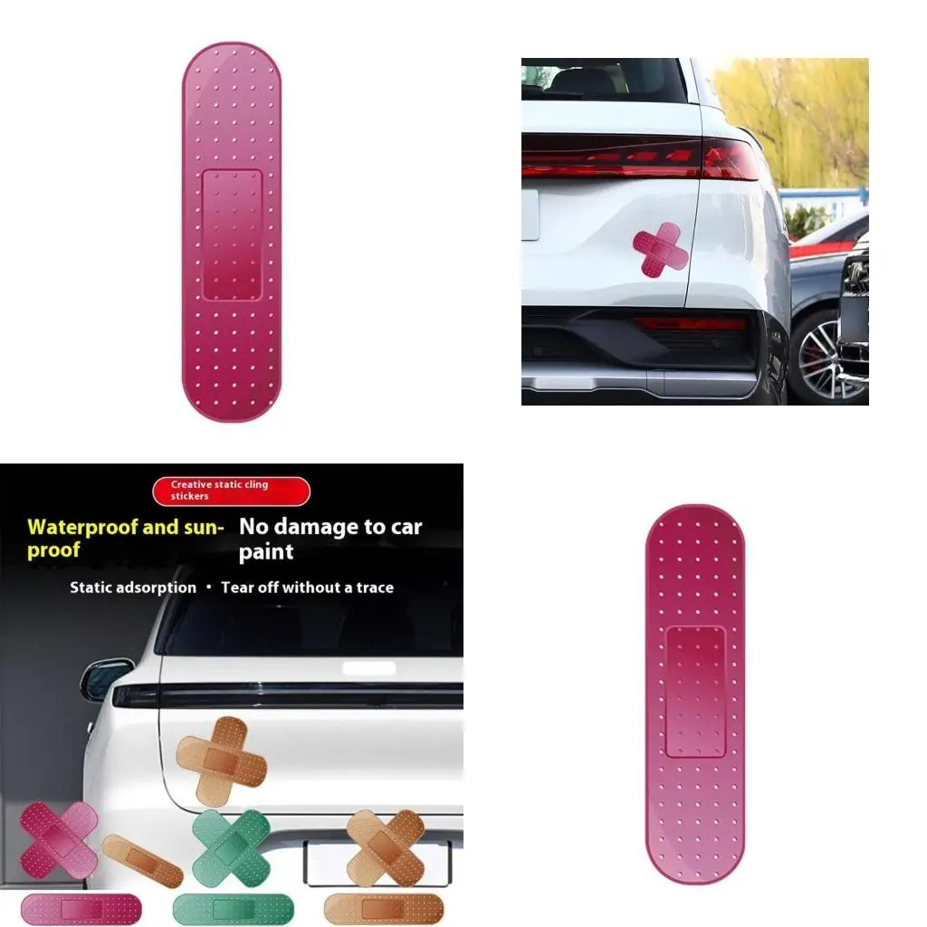 

02DE Car Stickers Waterproof DIY Auto Bumper Trunk Window Bandage Cover Scratches Decals Funny Decoration for Truck SUV Yacht