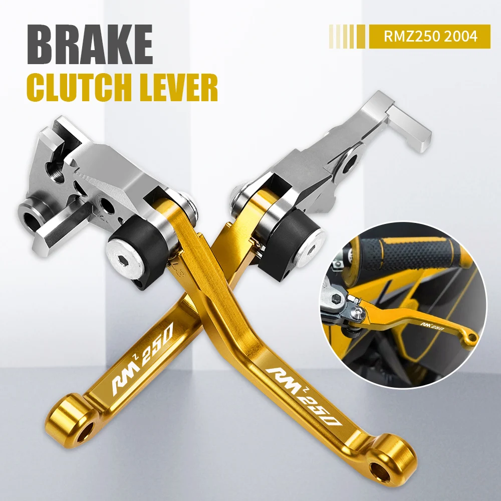 

CNC для suzuki RMZ250 2004 рычаги тормозной муфты CNC алюминиевый Кроссовый рычаг