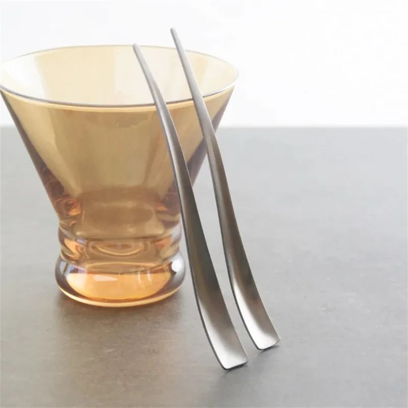 Coffee Spoon Double End Multi Fork Spoon 304 Stainless Steel Fashion Mini Ice Cream Dessert Long Handle Small Spoon