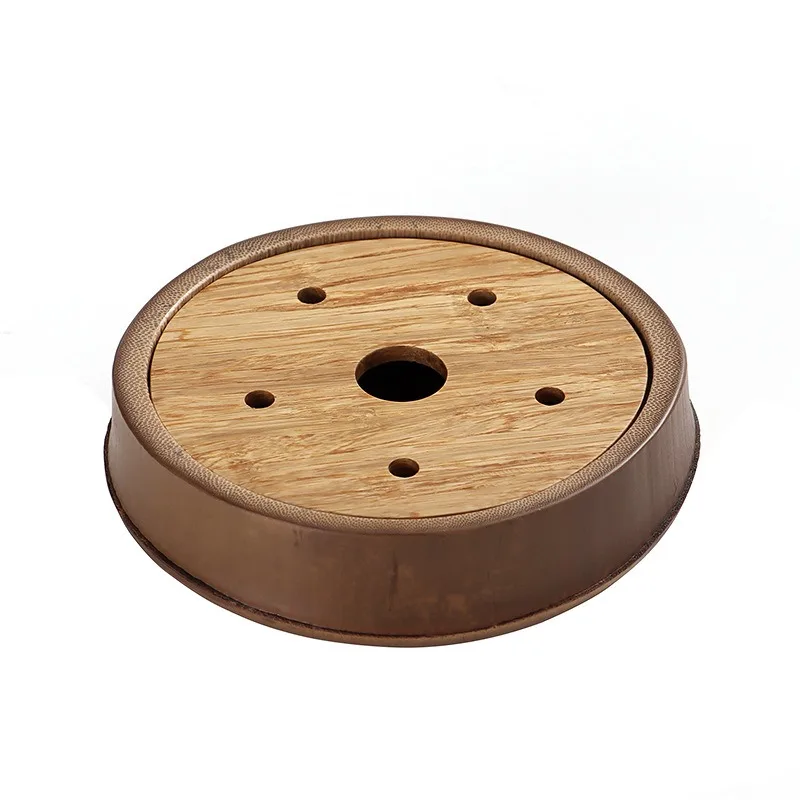 

Handmade bamboo pot holder, pot holder, dry brewing tea table