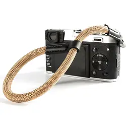Universal Camera Anti-drop Lanyard Wrist Hanging Rope Adjustable Strap Photo Shooting Camcorder Accessories Gold