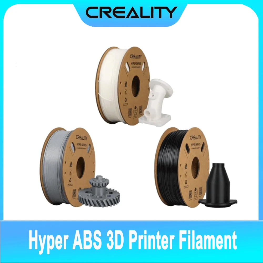 

Creality Hyper ABS Filament 1.75mm for High-Speed Printing Convenient Open Printing, 1kg(2.2lbs) Spool Fit Most 3Dz Printer