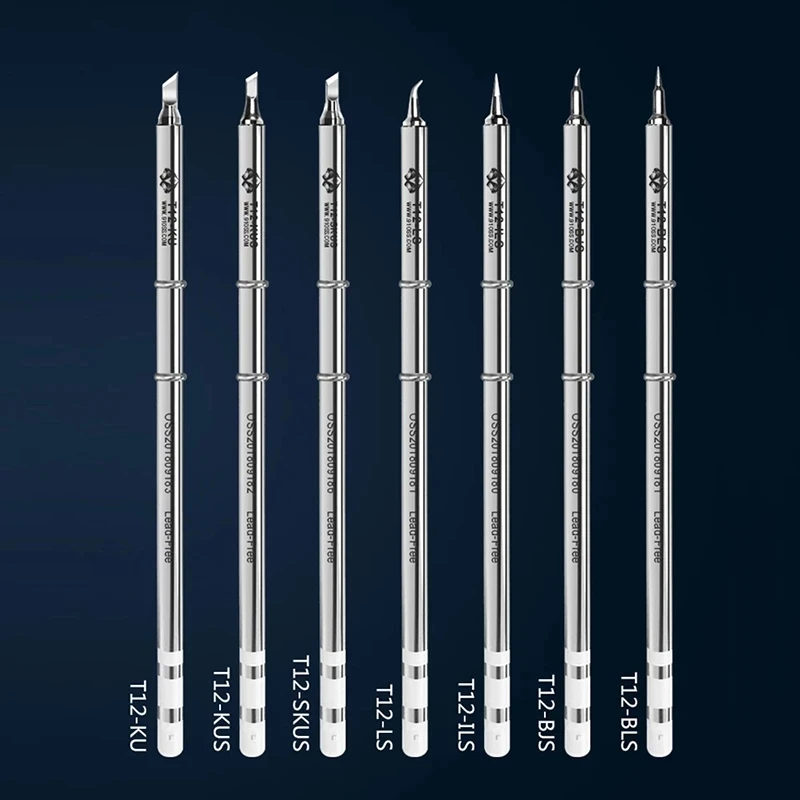 رأس مكواة لحام OSS T12-X، قلب تسخين T12، BLS BJS، SKUS، KU، KUS، BL، IS لـ HAKKO T12، Quicko T12، محطة لحام OSS #6