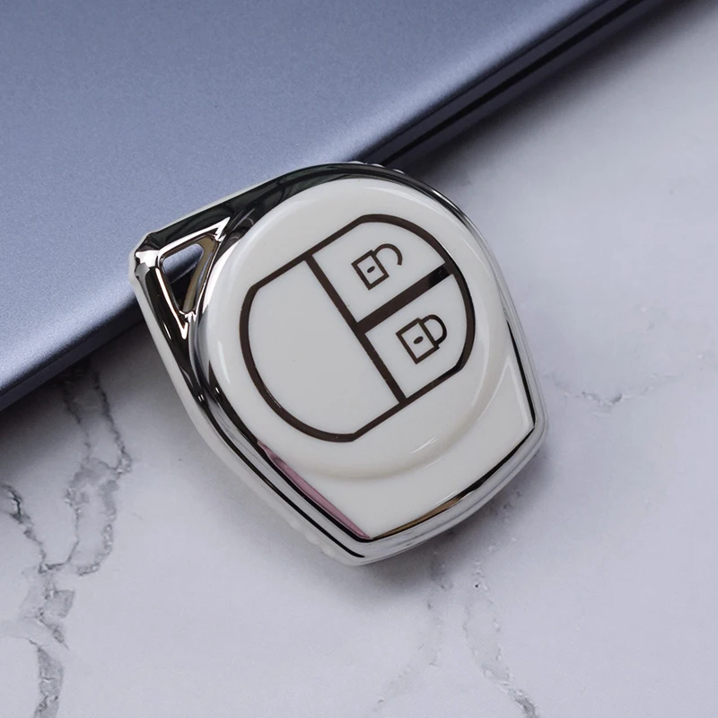 2Buttons Shell Fob Keychain For Suzuki SX4 Swift Grand Vitara Ciaz Liana Spresso Celerio Jimny TPU Car Remote Key Fob Case Cover