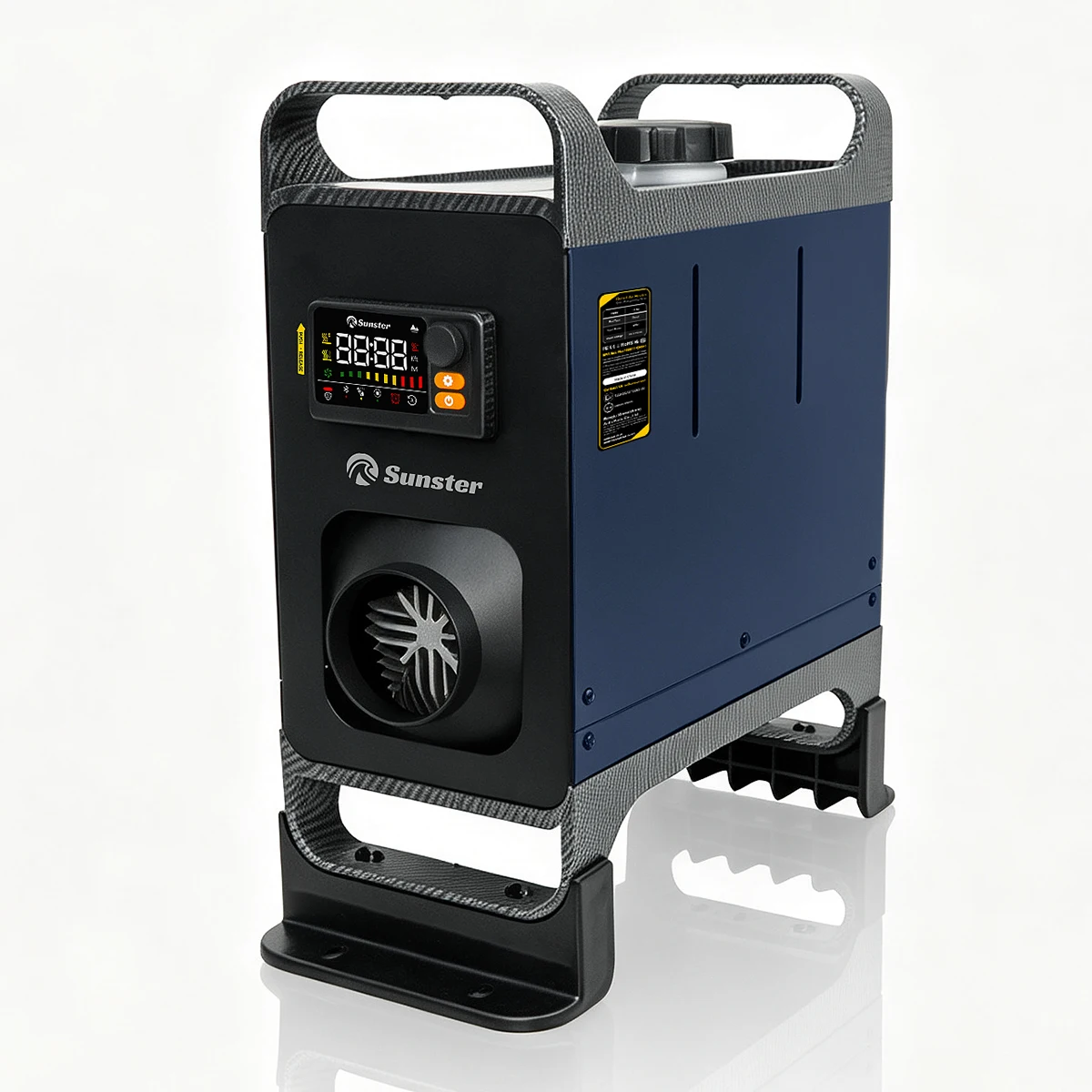 TR B2 8KW Diesel Air Heater 12V/24V 110-240V Dual Power Portable with Handle Fast Heat Silent Parking Heater APP for Camping RV