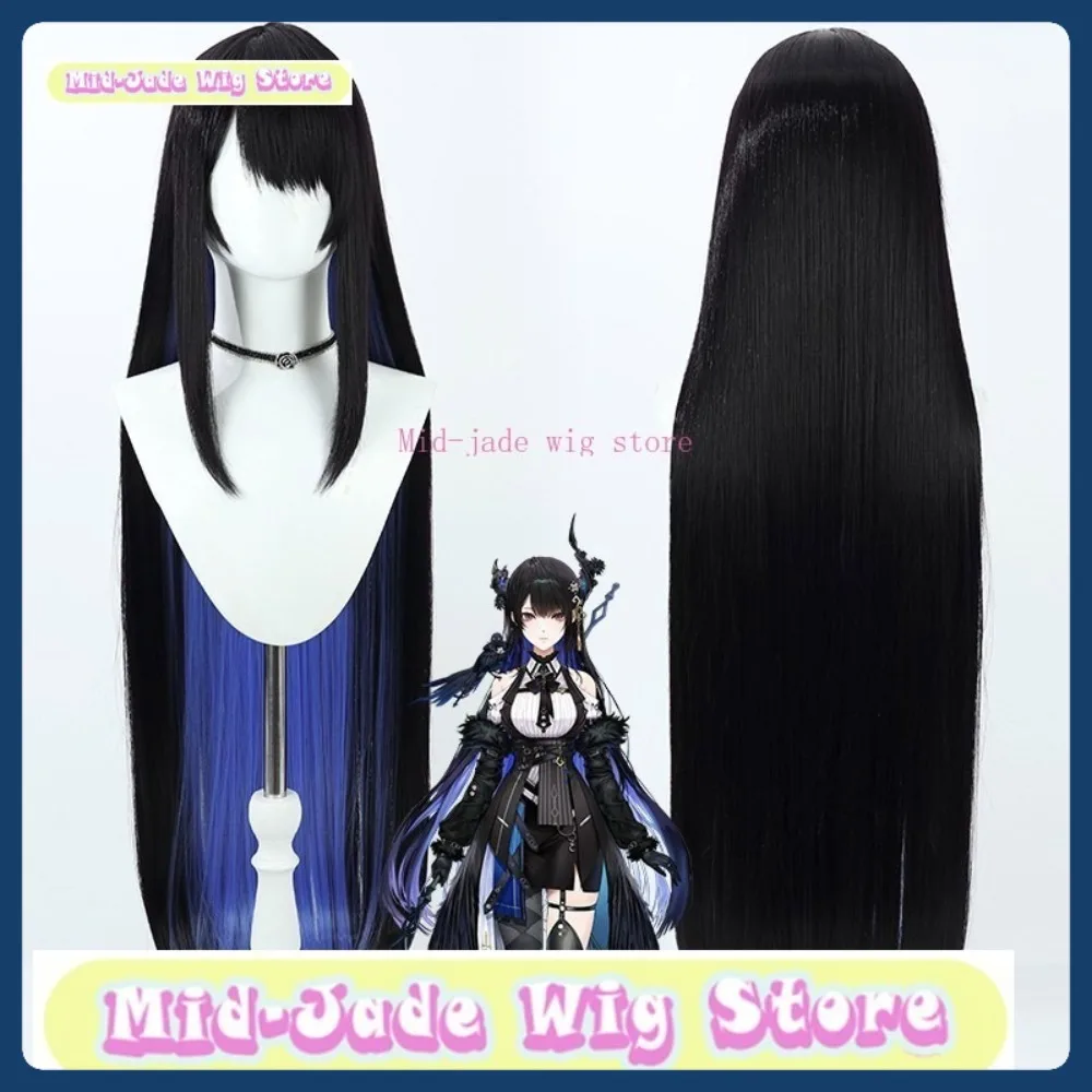

Mid-jade Wig Store Nerissa Ravencroft Cosplay Wig Halloween Anime Role-playing Synthetic Hair Anime Wig