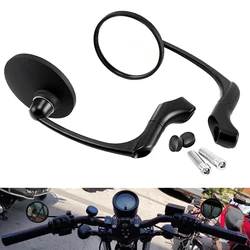 1 Pair Left Right Retro Round Rearview Mirror Fit for Honda MONKEY Z125 REBEL CMX 250 300 400 500 1100 CB1100 VT 700 1300 1800