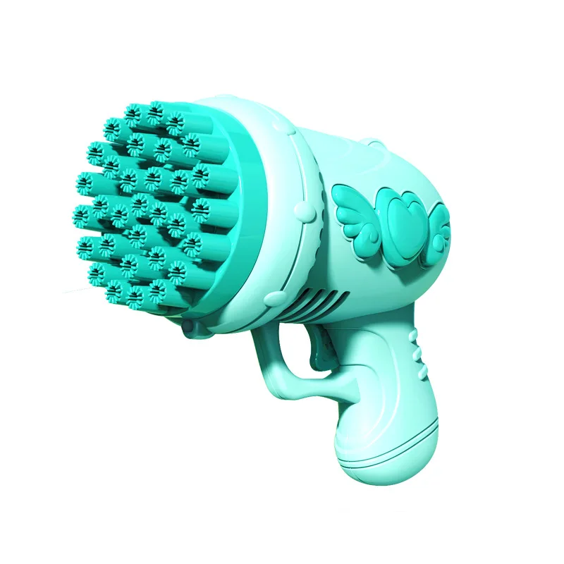 

Customized Douyin Explosive Angel Electric Bubble Gun 32-hole Bubble Machine Children's Handheld No Leak Bubble Toys