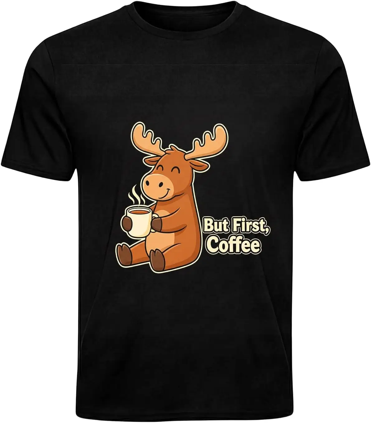 

Футболка Moose, классическая унисекс-майка с круглым вырезом Gildan 18000, удобная однотонная футболка с круглым вырезом для взрослых