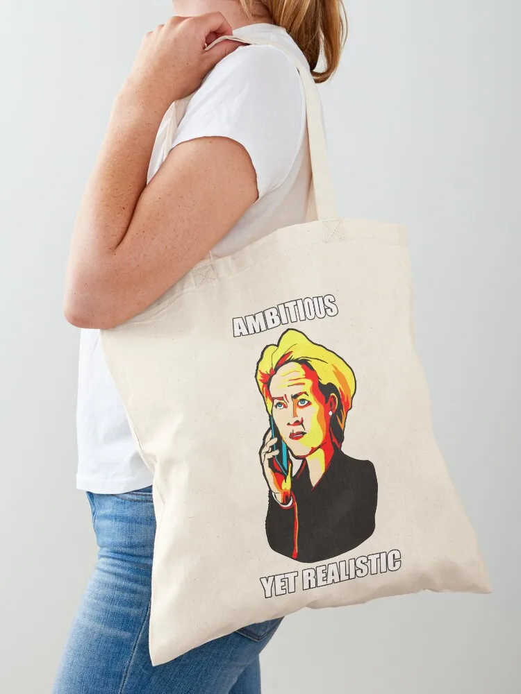 

Ambitious yet realistic Tote Bag Women's bags Gift bags reusable grocery bags reusable shopping