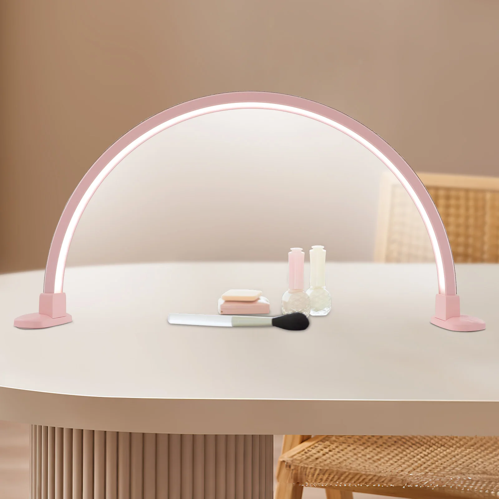 Tischleuchte für Nagelschreibtisch, Nagelschreibtischlampe, LED-Maniküre-Schreibtischlampe, einstellbare Helligkeit, Nageltischlampe