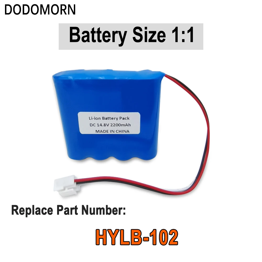 DODOMORN New HYLB-102 2200mAh Battery For SE-1 SE-3 SE-100 SE-300 SE-301 SE-300A SE-300B SE-300G SE-601A SE-1201 SE-1200 ECG EKG