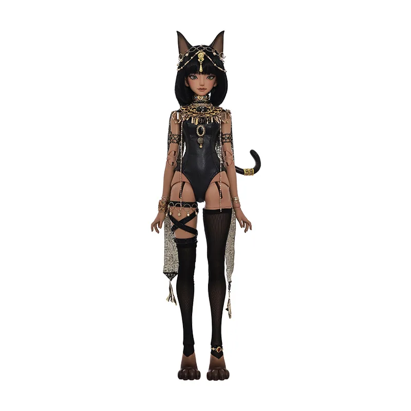 ShugaFairy Bast 1/4 Bjd Dolls Fantasy Ancient Egypt Mysterious Fighting Style Cat Guard High Quality Ball Jointed Dolls Gifts