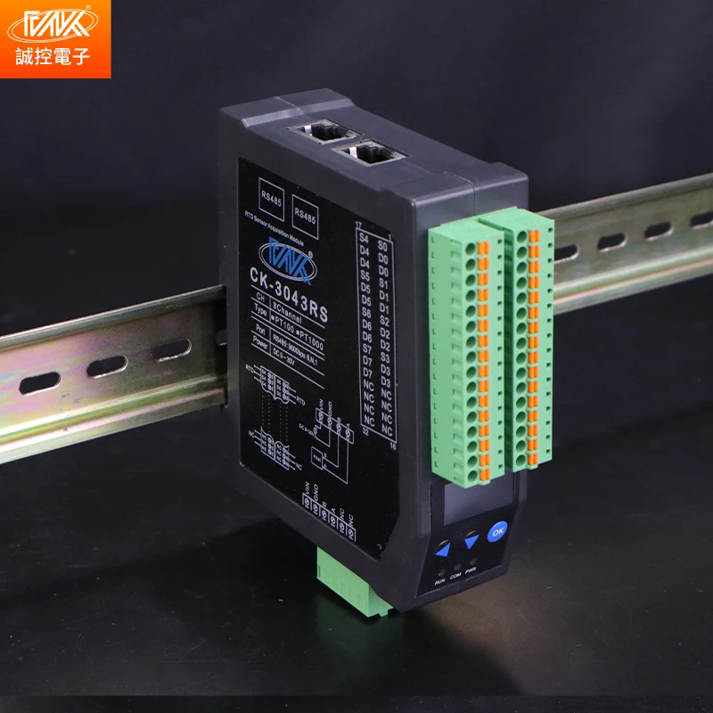 CK-3043RS 4-قناة وحدة اكتساب درجة الحرارة RTD إلى RS485 تتالي وحدة المقاومة الحرارية قناة العزلة الكاملة #5