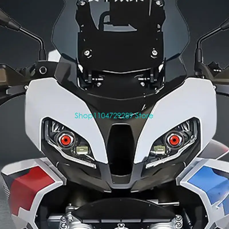 D8KE Vehicle Headlight Accent Light LED Blinking Devil Eye Projector Decoration with Animated Display and 12-36V