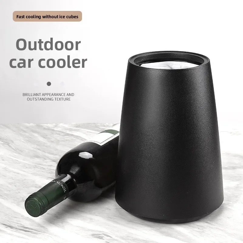 Red Wine Ice Bucket Tool Quick Cooling Champagne Red Wine Ice Bucket Insulation Wine Jug Cooler Plastic Ice Bucket