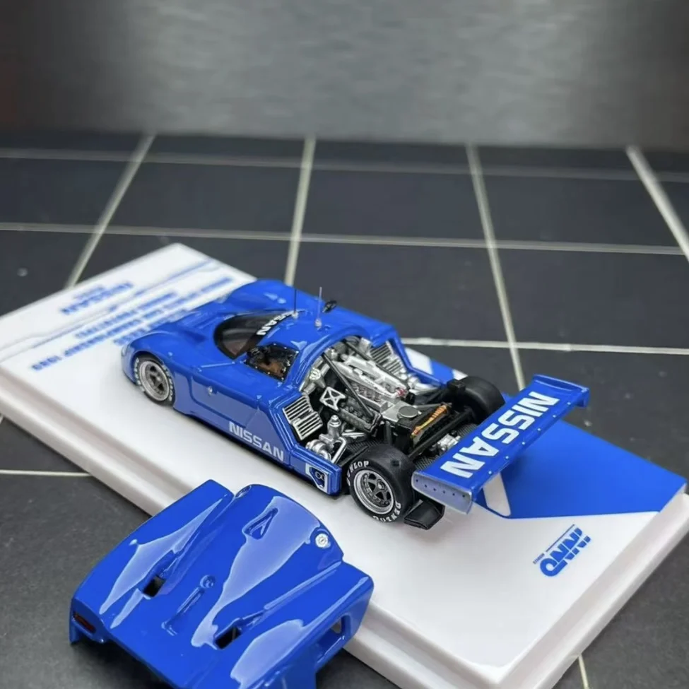 [Mr. Li] INNO 1:64 Nissan R89C NISSAN Blue Openable Alloy Car Model