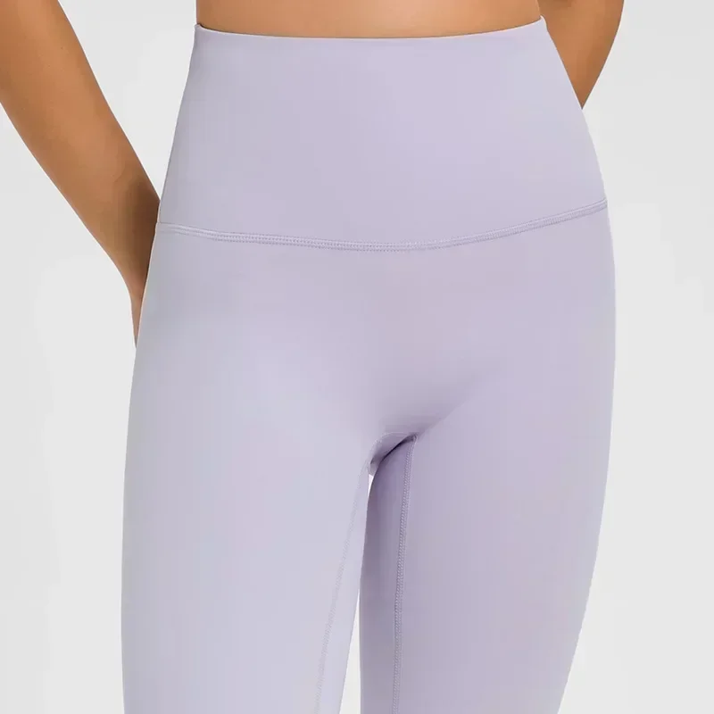 Lemon Align High Waist Shorts Apertados para Mulheres, Sem Linha Estranha, Yoga Running e Fitness, Alta Elástica, Secagem Rápida, Calças de 5 Pontos, 10"