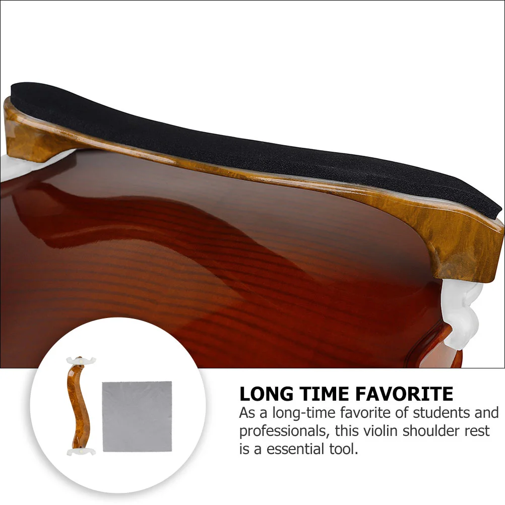 

2pcs Violin Shoulder Rest Pad 3/4 4/4 Adjustable Dense Padding Comfortable Strong Durable Violin Shoulder Mat Accessory Parts