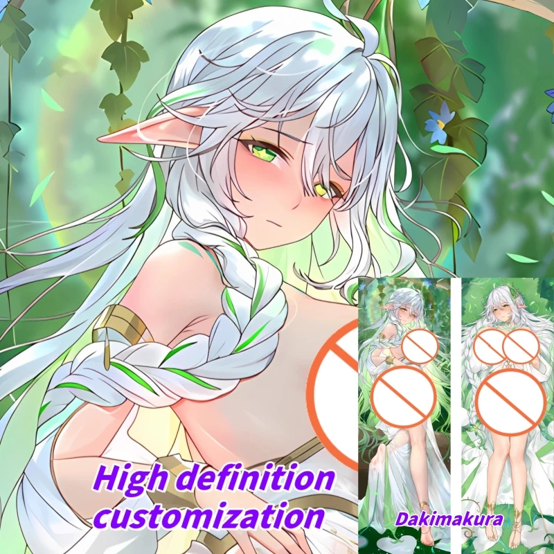 

Dakimakura Anime Pillow Case Genshin Impact The Greater Lord Rukkhadevata Double-sided Print Of Life-size Body Pillowcase Gifts