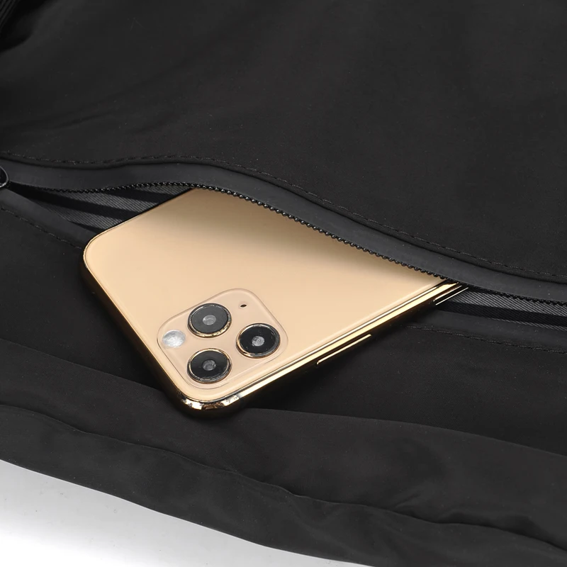 حقيبة خصر رجالية جديدة وبسيطة، حقيبة صدر عملية على الطراز الكوري، حقيبة كتف رياضية ذات سعة كبيرة