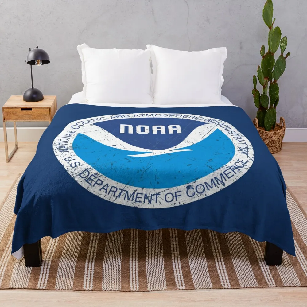 

NOAA Vintage Design Throw Blanket Furrys for sofa Blankets