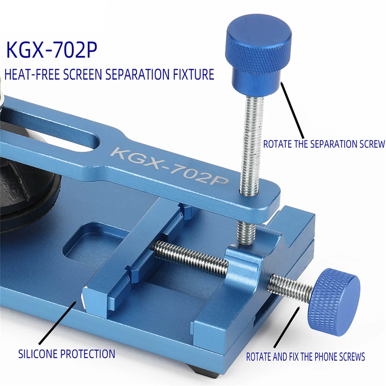 KGX-702P separatore dello schermo LCD del telefono cellulare separatore dello schermo strumento di riparazione del dispositivo di separazione dello schermo del telefono cellulare non riscaldato