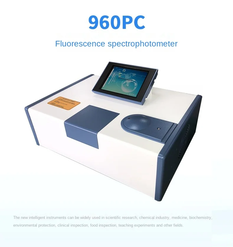 Fluorescence spectrophotometer spectrum analyzer experimental laboratory