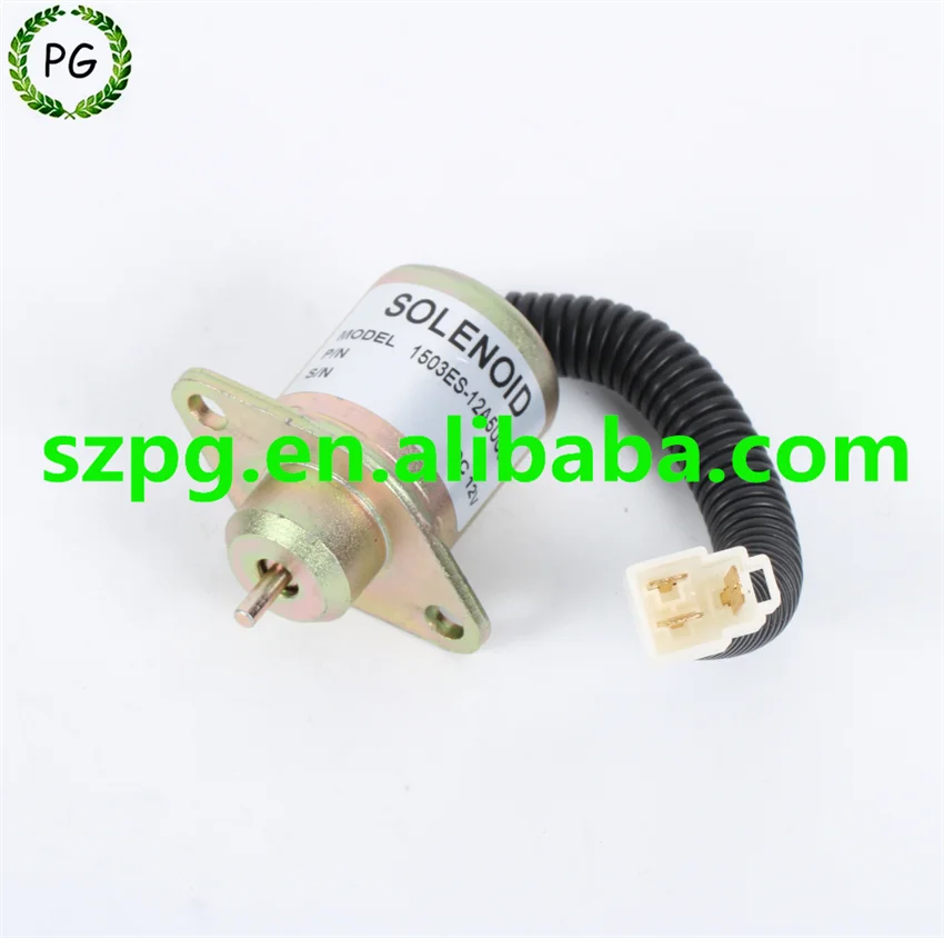 

For Machinery Diesel Engine Parts 1503ES-12A5UC5S Shut Off Stop Solenoid Valve For Yanmar for Kubota 17454-60010