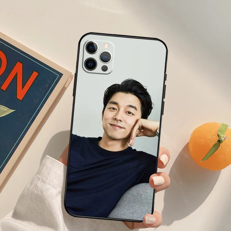Korean Actor Gong Yoo Cover Case For iPhone 16 15 14 13 12 11 Pro Max XS XR X 12 13 Mini 16 15 Plus Fundas
