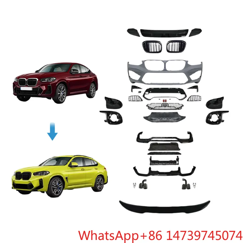 G80 G82 G20 G30 X3 X5 M Performance Body Kit, Front Bumper Fog Light Rear Diffuser Exterior Parts