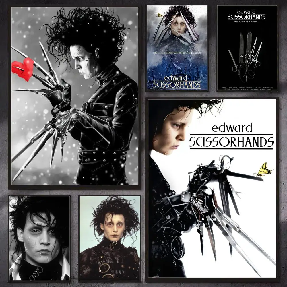 Poster Wall Art Print, Interior Wall Decor, Home & Office Decoration, Edward Scissorhands-S