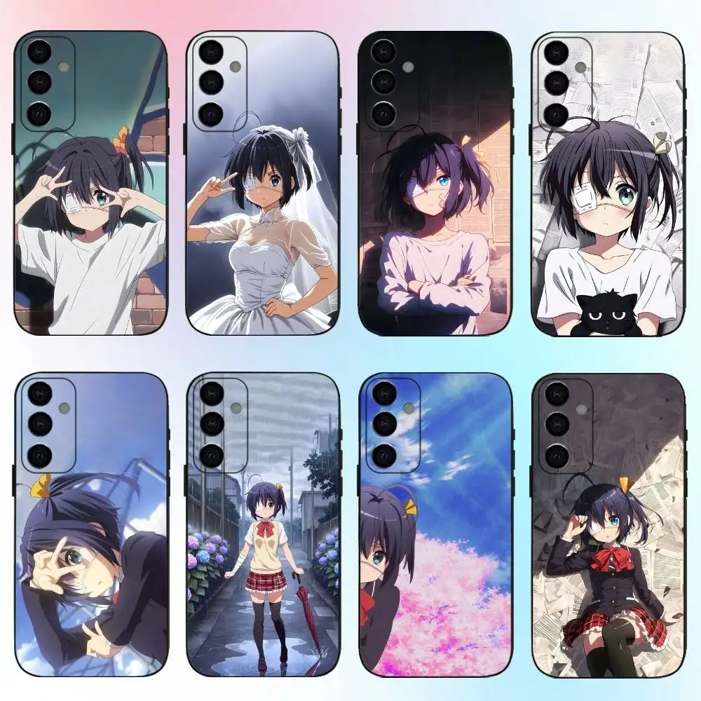 

Cute R-Rikka T-TAKANASHI Phone Case For Samsung Galaxy A73,A72,A71,A70,A53,A52,A51,Others Soft Black Cover