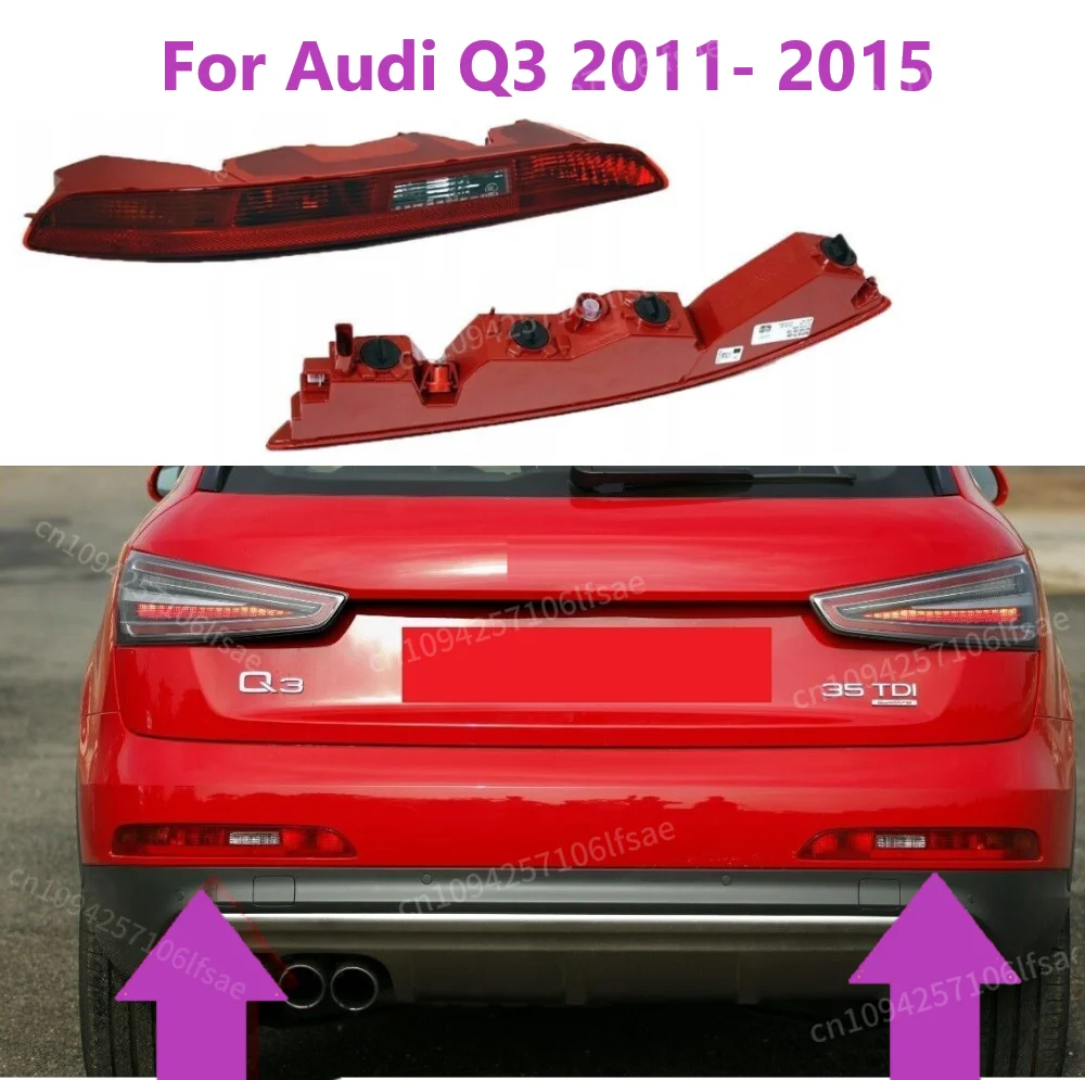 

Car Rear Bumper Brake Light Tail Warming Turn Signal Reflector Lamp For Q3 2011 2012 2013 2014 2015 8U0945096 8U0945095