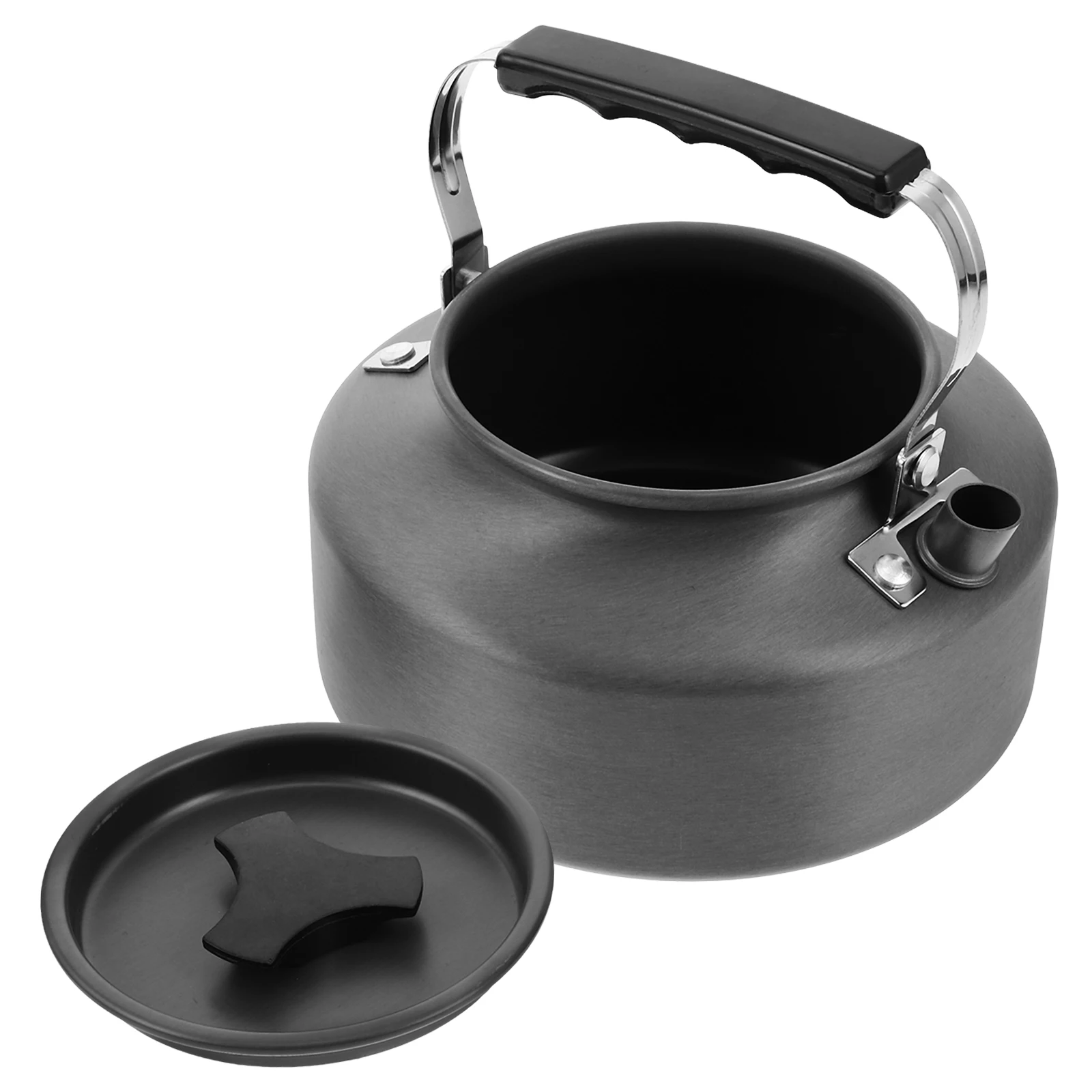 

Portable Water Kettle Large Capacity Camping Kitchen Boiling Outdoor Teapot Lightweight Simple Tea Kettle