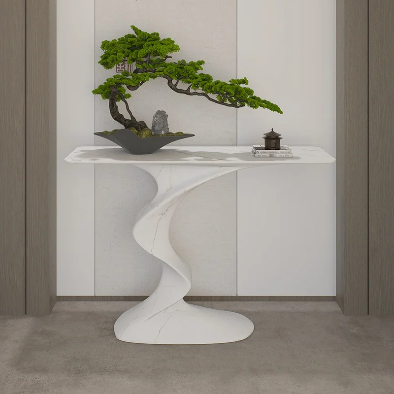 

！@Modern Minimalist Console Table High-End Furniture for Entryway Hallway or Living Room Wall Decoration Home Decor
