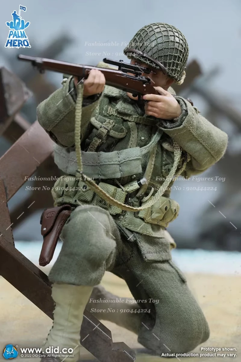 DEED 1/12 männlicher Soldat WWII Palm Pocket Series US Ranger Sniper Jackson Komplettset ca. 14 cm Actionfigur Spielzeugkollektion