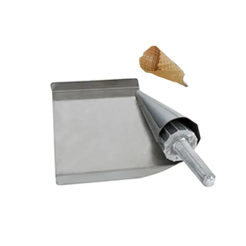 Ice Cream Waffle Reel Former Stainless Steel Waffle Reel Former Cast Aluminum Body Non-Stick Reel Mould