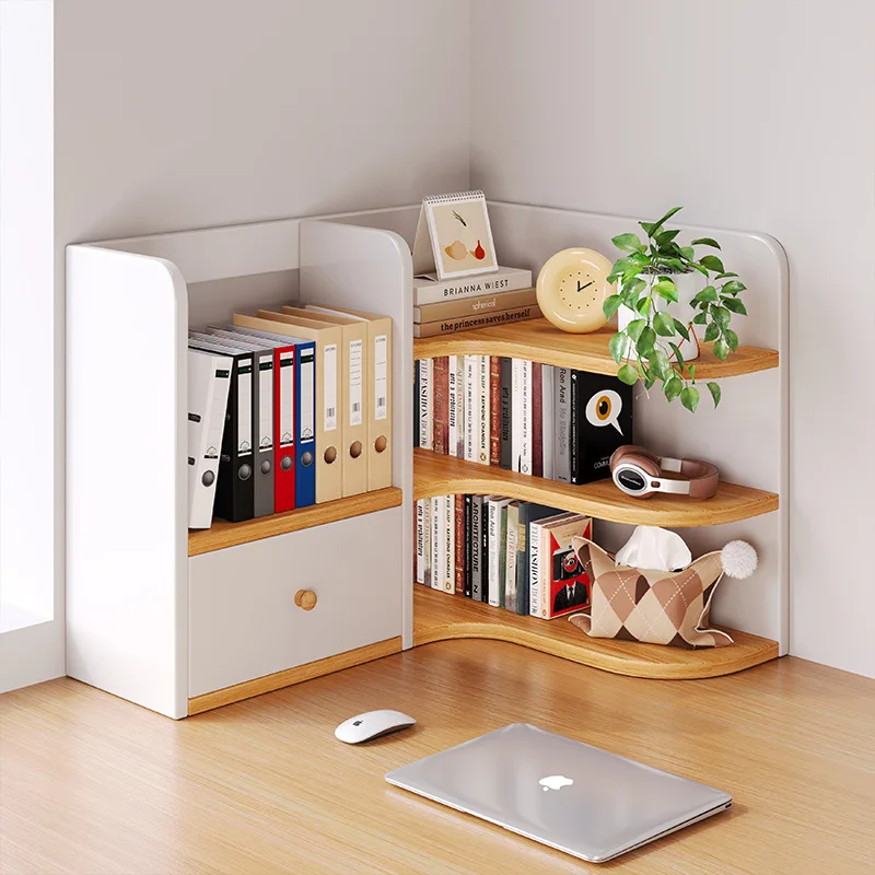

Book desktop storage simple multi-layer student office telescopic storage dormitory sorting vertical storage shelves