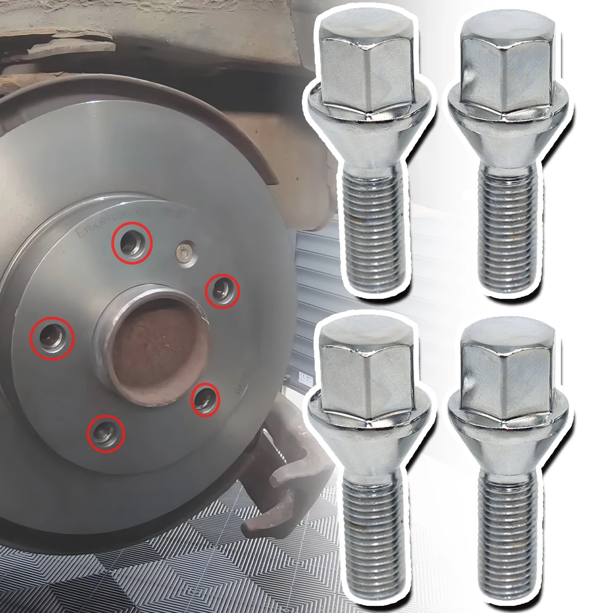 

4pcs/5pcs Car Wheel Tyre Nut Stud Lug Bolt Screw Replacement Longer 4342386G00 For Suzuki SX4 Swift Ignis FH MH Vitara 2000 2005
